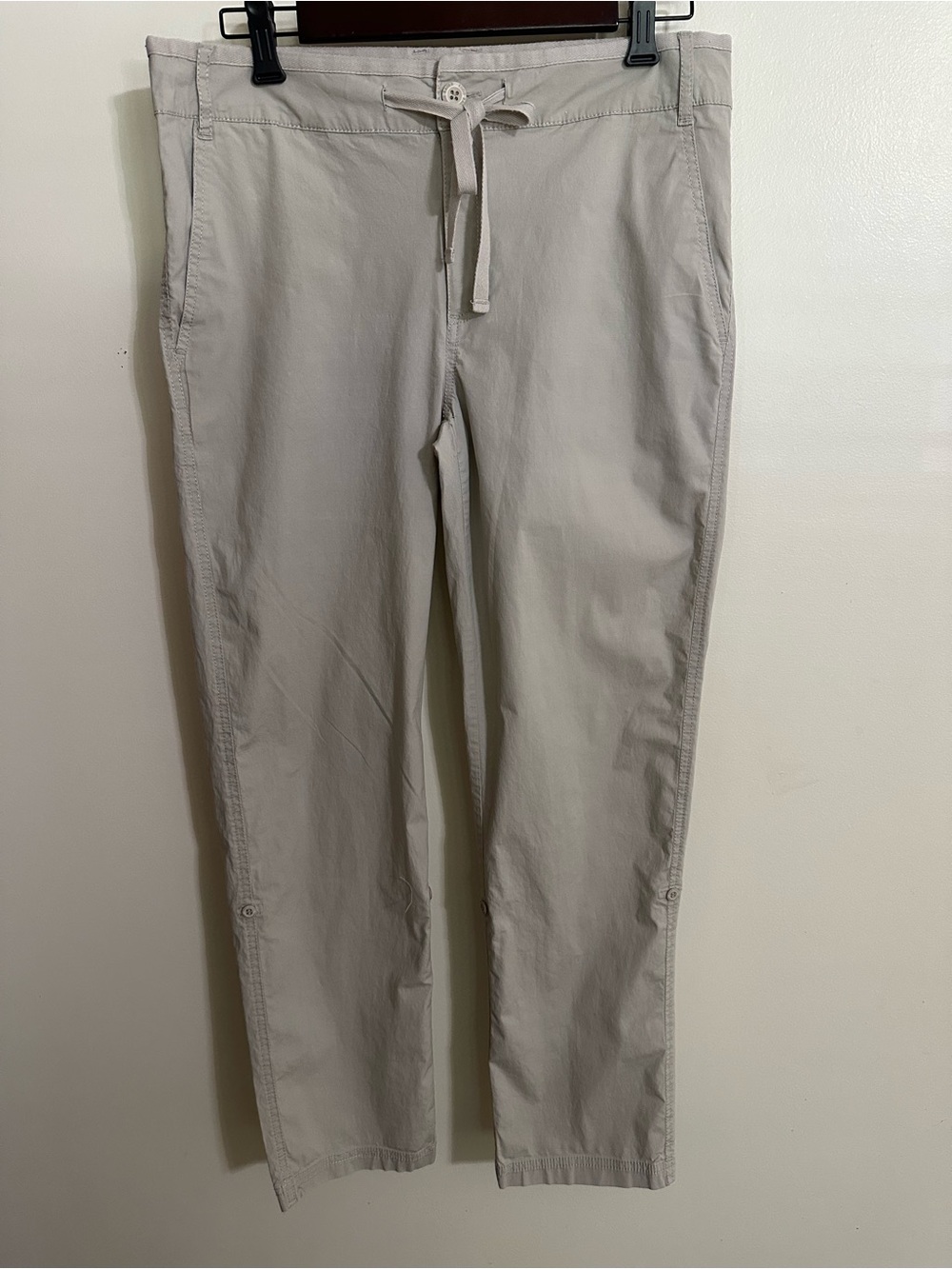 Eddie Bauer Light Beige Drawstring Chinos - Picture 6 of 7